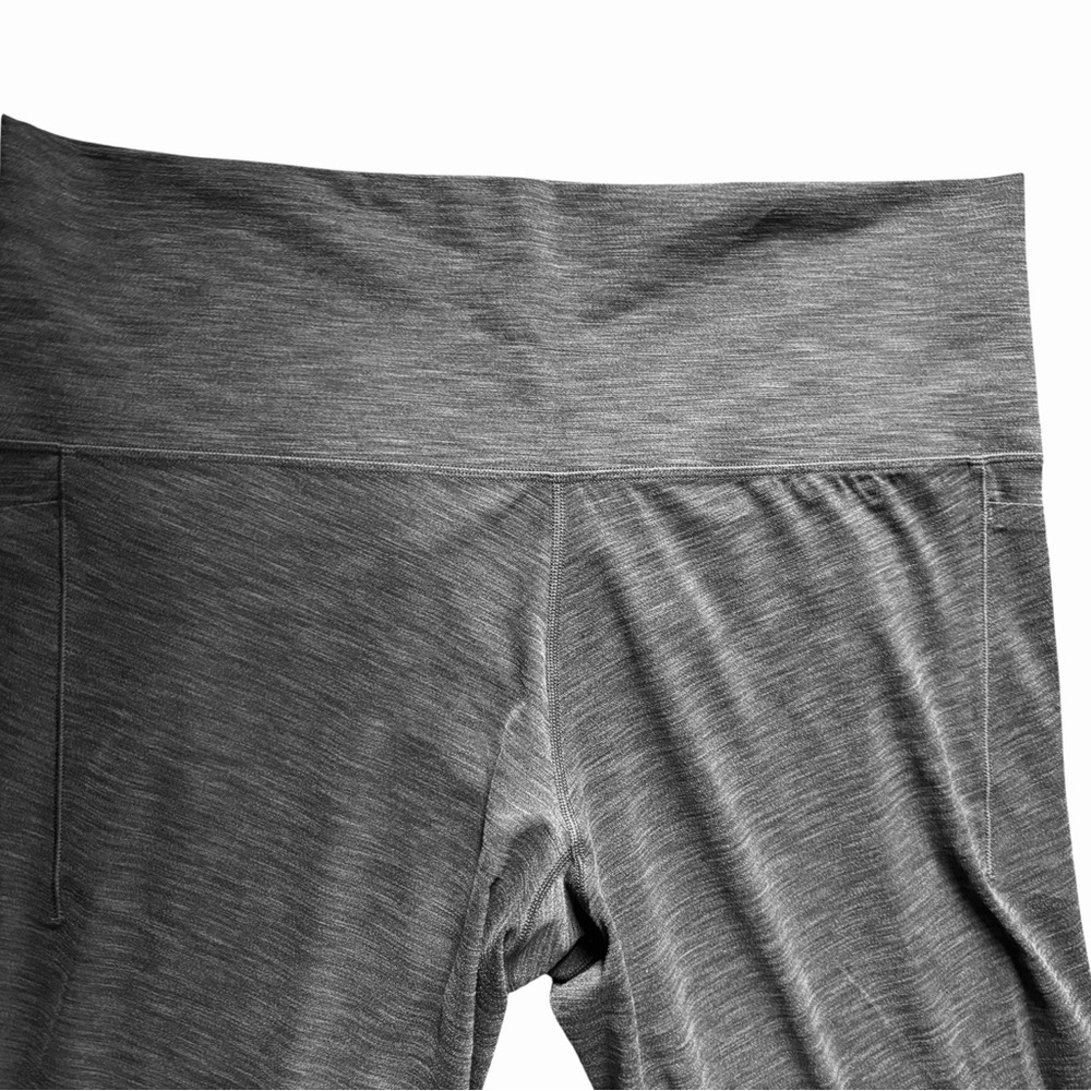 Athleta Salutation Stash High Rise 7/8 Legging Sz 2X Heather Gray Hip Pockets - Picture 3 of 9